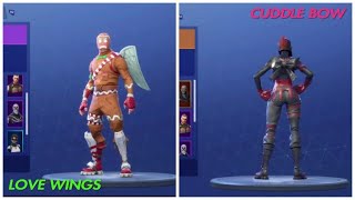 Download Video Audio Search For How To Get Love Wings In Fortnite - love wings cuddle bow back blings on 36 outfits fortnite battle royale