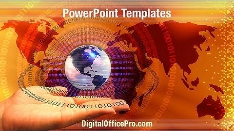Internet Technology PowerPoint Template Backgrounds - DigitalOfficePro #06636W