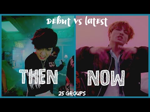 Debut Song Vs Latest Song | 25 Boy Groups