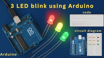 “3 LED Light System Arduino Project for Beginners | Step-by-Step Guide with Code Explanation” ✅
