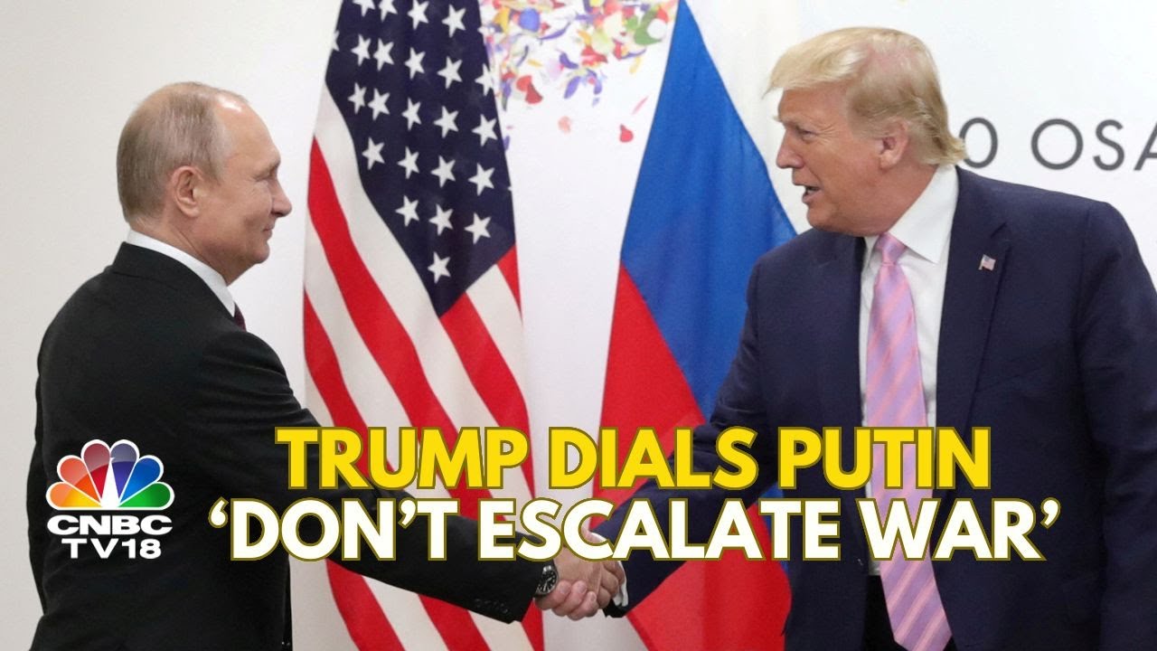 Donald Trump Spoke To Putin, Urged Him Not To Escalate War In Ukraine ...