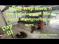 Day 111 major prep work   pool entertainment stairs coping waterproofing and more