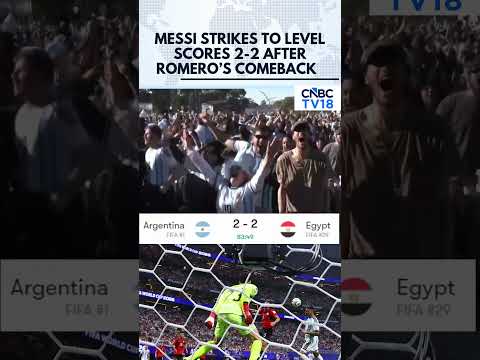 Lionel Messi and Romero Rescue Argentina to Force 2-2 Equalizer in Thriller vs Egypt | N18S