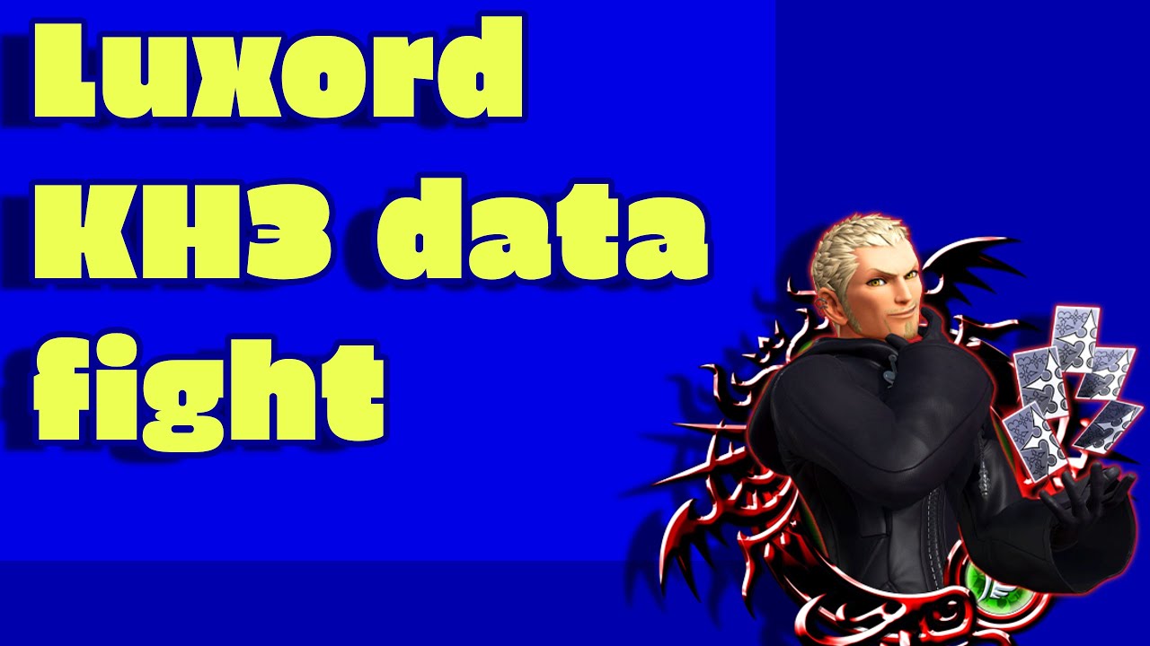Kh3 Data Luxord Battle