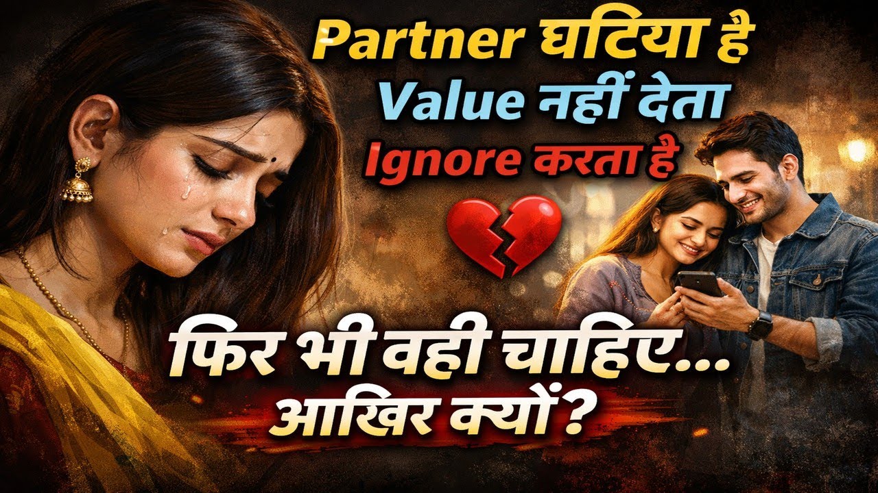 Partner घटिया है, Value नहीं देता, Ignore करता है – फिर भी वही चाहिए… आखिर क्यों? | Emotional Truth