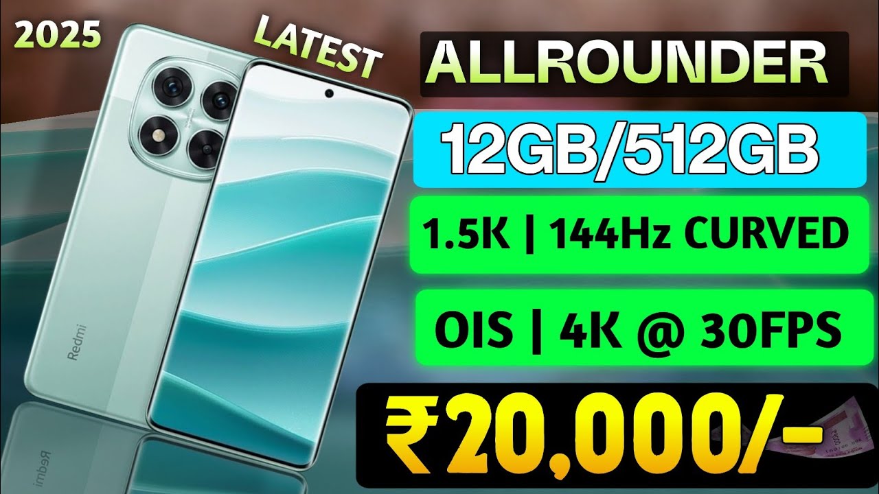 4K AMOLED | TOP 5 Best 5G Smartphones under 20000 2025 | allrounder ...