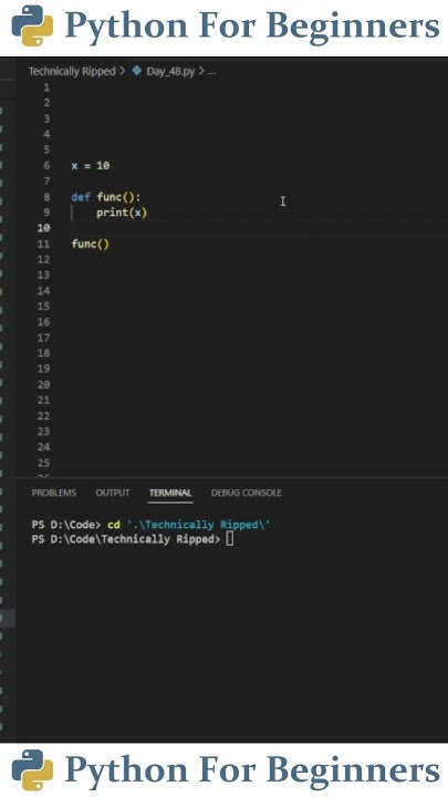 What Is A Global Variable | Python For Beginners - YouTube