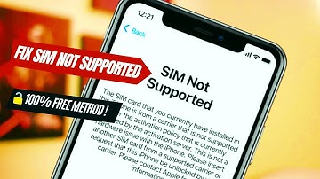 SIM Not Supported iPhone solution that works for all models in 2025