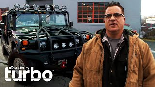 Andy compra chasis para restaurar un Hummer H1 | Chatarra de oro | Discovery Turbo