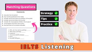 IELTS Listening | Best Strategy for Matching Questions