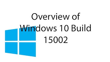 Overview of Windows 10 Build 15002