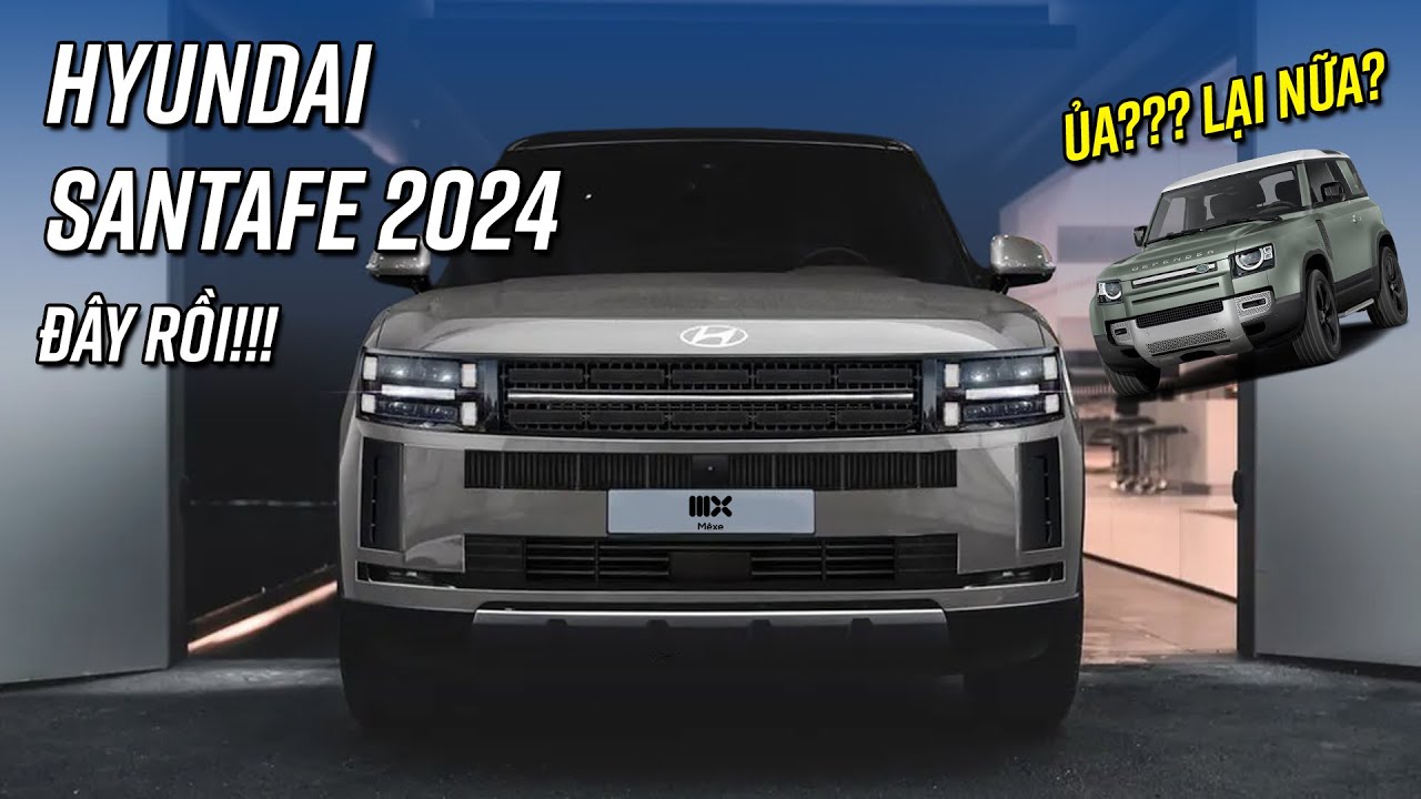 Ơ Hyundai Santafe 2024 đây à? Vuông vức, toàn trang bị khủng, nhưng