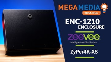 Mega Media Industrial ENC 1210 Enclosure for ZeeVee ZyPer4K-XS