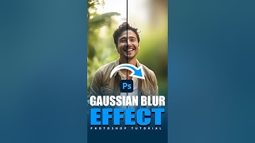 How to blur background #photoshoptutorial #shorts #photoshop