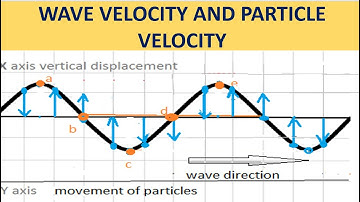 Waves: Wave velocity and particle velocity