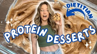 Viral Protein Desserts | Dietitian Makes Easy & Healthy Desserts | Cookies, Pudding & Cookie Dough