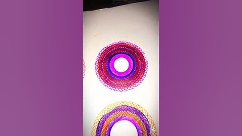 spirograph very colourful artwork #spiroart #spirographartwork #spiro shorts #trending #ytshorts