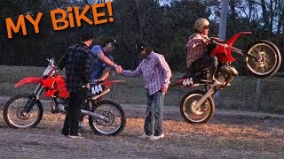 Crashing Dirt Bike on Test Run! Hilarious Craigslist Prank!