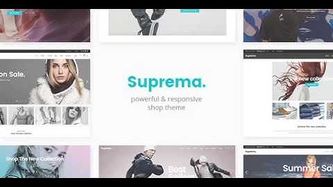 Suprema - Multipurpose eCommerce Theme | Themeforest Website Templates and Themes