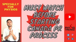 Canada PR Process For Physiotherapist In Asia |Part-1 |CRS Score |Physiotrendz