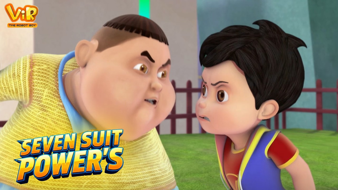 Vir The Robot Boy : Robo Vir Vs Jadui Gintu Ki Fight | Seven Suit | Robot Cartoon for kids