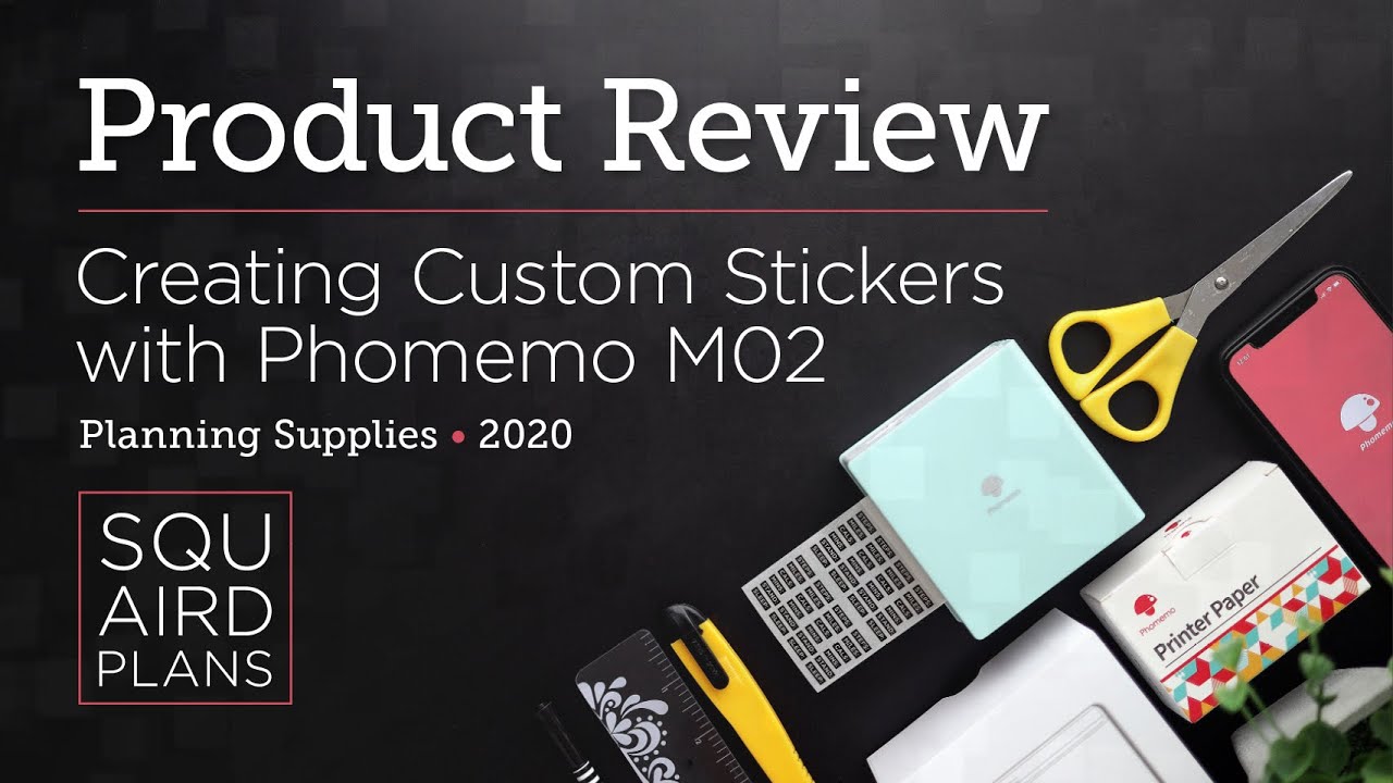 Phomemo M02 Pocket Printer Gift Box Set, Thermal Sticker Label