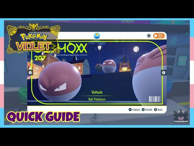 Pokemon Scarlet and Violet Voltorb location guide