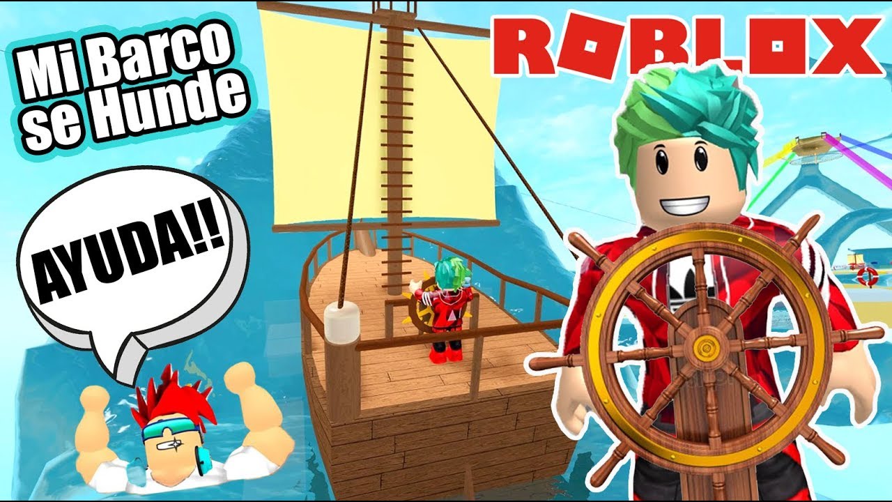 Mi Barco Se Hunde En Roblox Survival Roblox Boat Obby Juegos Karim Juega Youtube - áˆ barco de pizza vs barco de hamburguesa en roblox juegos