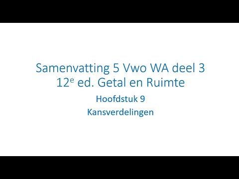 Video: Neem je uitschieters op in een samenvatting van 5 cijfers?