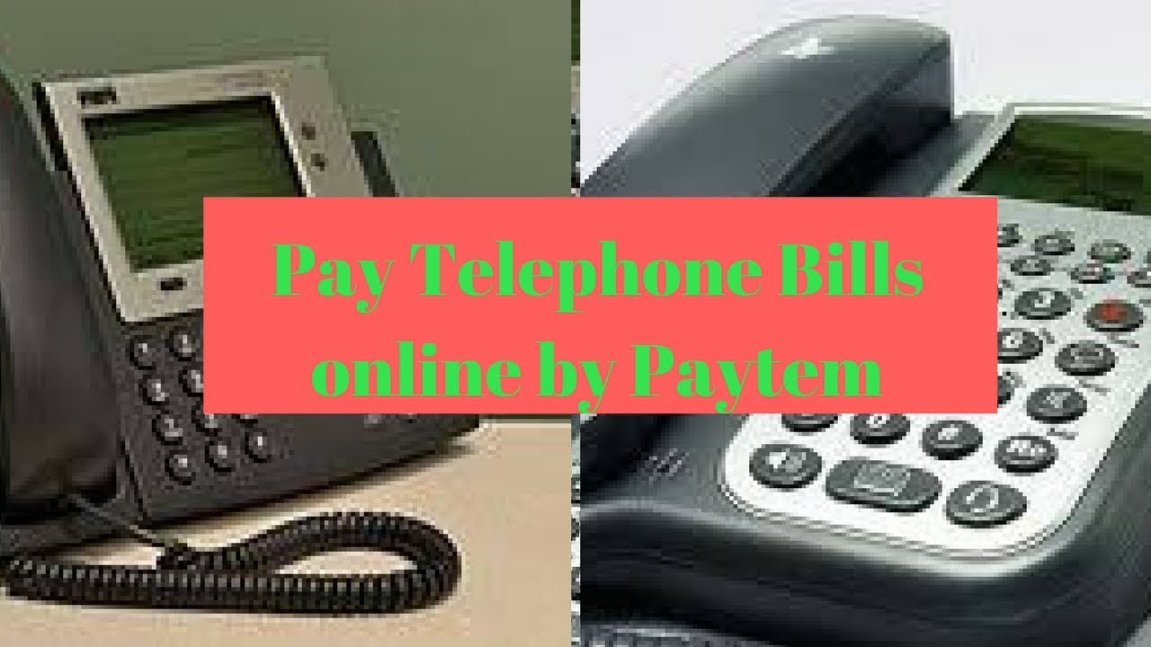 How to Pay Landline Bills or Telephone Bills Using Paytem in Simple Way