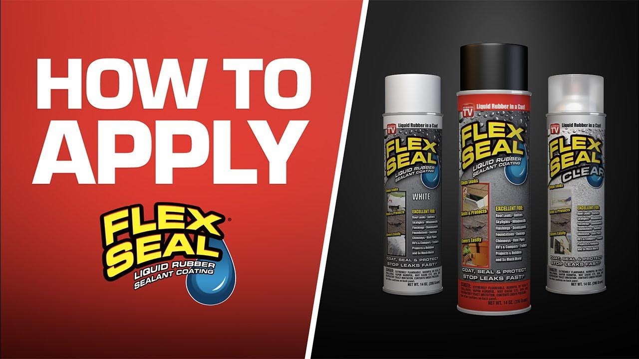 How to PROPERLY APPLY Flex Seal? YouTube