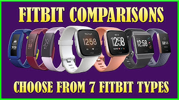 Fitbit Comparisons - 7 Fitbit Types to Choose From in 2021/22