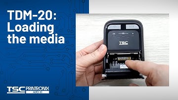 TSC TDM-20: Loading the media