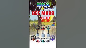 Cách kết nối béc MK88 từ dây 7 ly ra ống PVC không rỉ nước