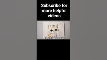 How to draw easy drawing of cat easy drawing of cat cat drawing step by step #artist