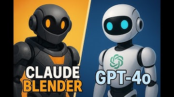 Claude and GPT-4o with custom MCP client for Blender