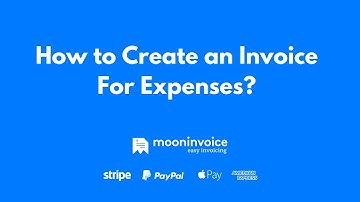 How to Create an Invoice For Expenses in Moon Invoice