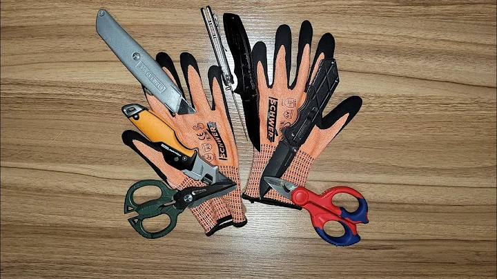 Testing theCut-Proofness of the most Cut-Prood Glove. ANSI A9 Rated Glove.