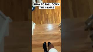 Kid Falls Down The Stairs 