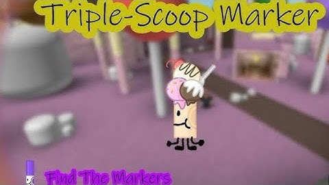 How to get triple-scoop marker roblox find the markers!  #roblox #findthemarkers #fungames