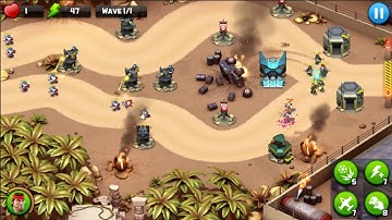 Alien Creeps TD - Level 2 Serpentine Mine - Spec Ops Mode (Without Tesla and Support)