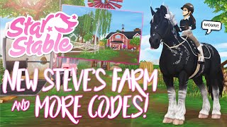 UPDATED Steves Farm, NEW CODES & more! | Star Stable Updates