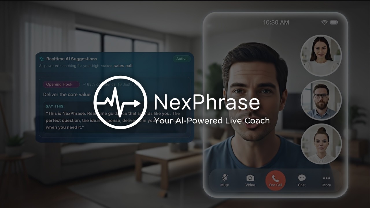 Live AI Coach That Tells You What to Say | Meet NexPhrase