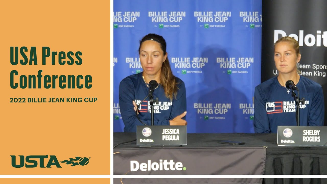 USA Press Conference 2022 Billie Jean King Cup