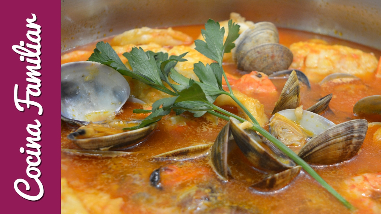 Zarzuela de pescado y marisco 1 receta de Cocina Familiar