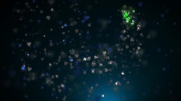 4k Free Background Video - Hearts flying all over the place - Abstract Motion Animation