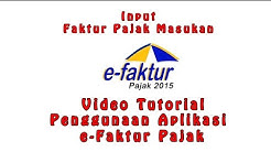 Input Faktur Pajak Masukan - Tutorial Penggunaan Aplikasi e-Faktur Pajak - Durasi: 5.40. 