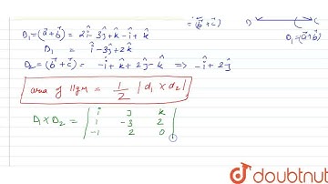 If  vec a=2 hat i-3 hat j+ hat k , hat b=- hat i+ hat k , vec c=2 hat j- hat k\nare\r\nthree vec...