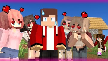 MAIZEN: Too Many Girls Love JJ!?  - Minecraft Animation JJ & Mikey