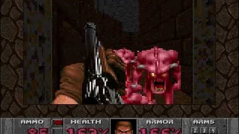 Doom (32X) Playthrough - Level 09: Deimos Anomaly